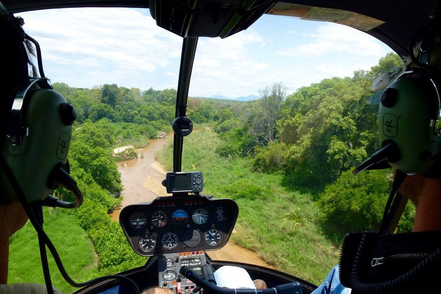 Makutsi heli patrols